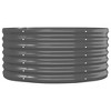 vidaXL Garden Raised Bed Grey Powder-coated steel Large Durable - 4 of 4