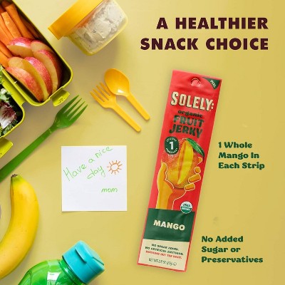 Solely Mango and Blueberry Fruit Snack Jerky - 4.1oz/5ct