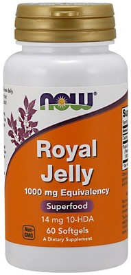 Royal jelly organic food supplements in pharmacy