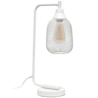 Industrial Desk Lamp White - Lalia Home