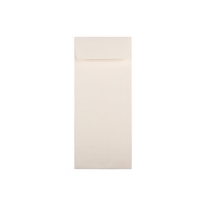 JAM Paper #11 Policy Business Strathmore Envelopes 4.5 x 10.375 Natural White Wove 25/Pack - 1 of 4