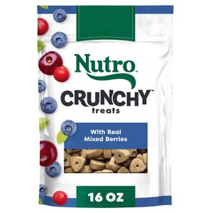 Nutro Mixed Berry Flavor Crunchy Dog Treats - 1 of 4