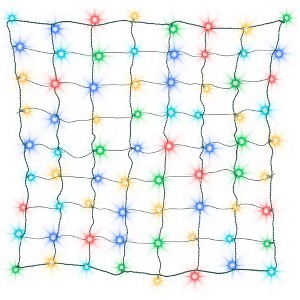 Gemmy Orchestra of Lights Color-Changing 5-ft x 4-ft Net Lights - 1 of 4