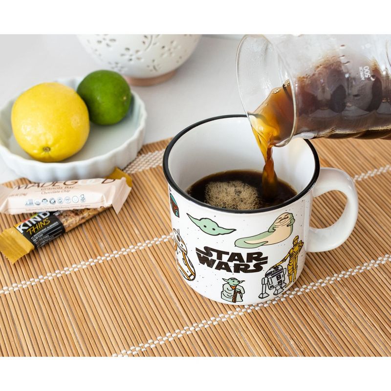 Silver Buffalo Star Wars Characters Ceramic Camper Mug | Holds 20 Ounces, 3 of 7