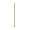 QingMoon Branch Shape Solid Wood Coat Rack, Freestanding Hall Tree with 10 Hooks for Entryway, Hallway, Living Room and Bedroom - 3 of 4