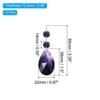 Unique Bargains Hanging Ornament DIY Craft Prisms Teardrop Suncatchers 3.35" x 0.87" 10 Pcs - 2 of 4