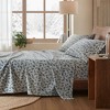 NicBex 4 Pieces All Size Pure Cotton Flannel Plant Printed Flat Sheet Set Bedding Set,OEKO-TEX Certified,Machine Washable - 2 of 4