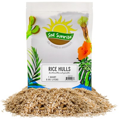 Soil Sunrise Horticultural Grade Rice Hulls; for House Plants and Chicken Bedding