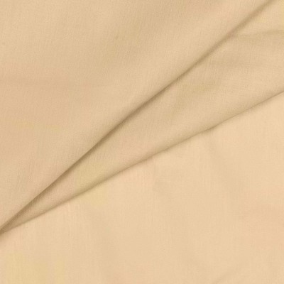 Almond Sheer Cotton Polyester Rod Pocket Window Tier Pair