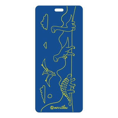 Merrithew Dinoland Kids' Eco Yoga Mat - Blue (4mm)