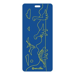 Merrithew Dinoland Kids' Eco Yoga Mat - Blue (4mm) - 1 of 3