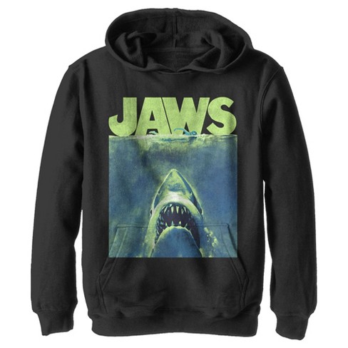 Quints Shark Fishing Amity Island Navy Hoodie