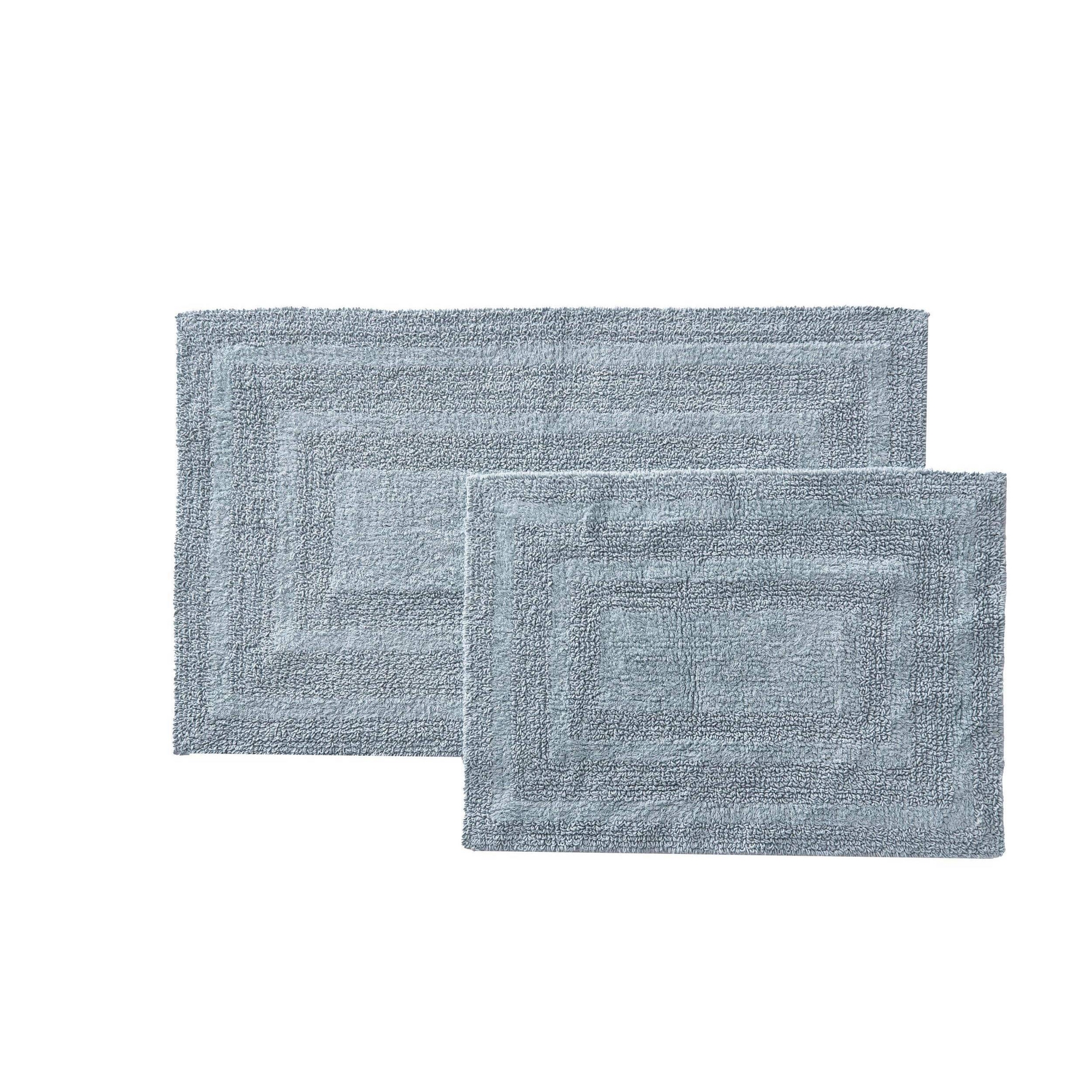 2pc Logan Bath Rug Set Green - Eddie Bauer: Cotton Tufted, Machine Washable, OEKO-TEX Certified