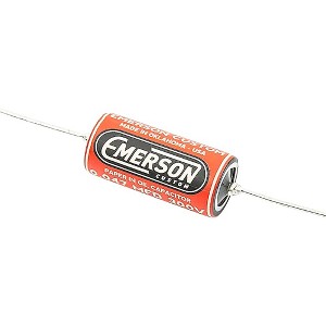 Allparts Allparts Emerson Custom Paper-in-Oil Capacitors 0.047uf Red & Cream, Single - 1 of 1