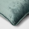 Luxe Velvet Square Throw Pillow - Room Essentials™ - 4 of 4