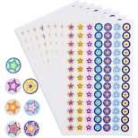 Bright Creations 2730 Teacher Stickers, Small Reward Chart Stars Stickers for Kids, Students, 91 x 30 Sheets