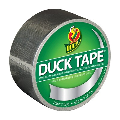 Duck 1.88" x 15yd Duct Industrial Tape Chrome