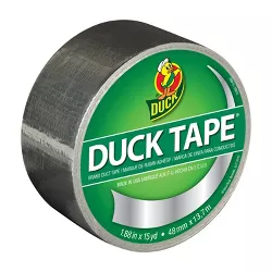 Duck 1.88" x 15yd Duct Industrial Tape Chrome