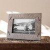 4 x 6 inch Decorative Distressed Wood Picture Frame with Nail Accents - Foreside Home & Garden - 2 of 4