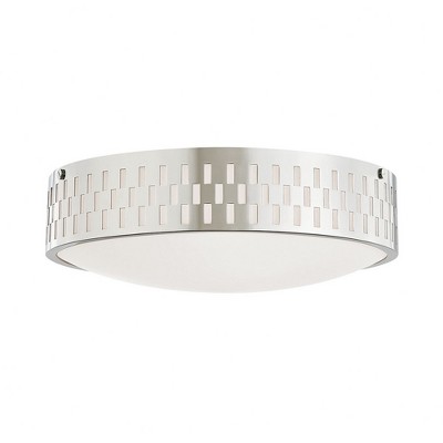 Mitzi Phoebe 3 - Light Flush Mount in  Polished Nickel Opal Matte Glass Shade  Shade