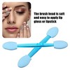 Unique Bargains Short Sponge Dual Sides EyeShadow Makeup Applicators Brushes Blue 25PCS - 2 of 4