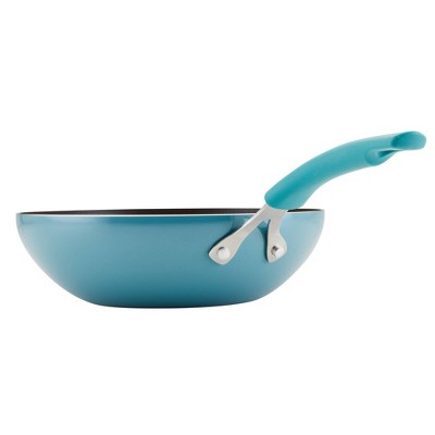 Rachael Ray Cook + Create Aluminum Nonstick Frying Pan 10 Red : Target