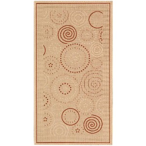 Courtyard CY1906 UV & Stain Resistant Non-Shedding Power Loomed Indoor/Outdoor Rugs - Safavieh - 1 of 4