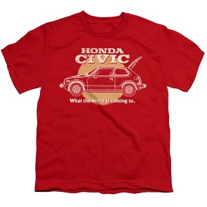 Boys' Honda Civic Coming World T-Shirt - 1 of 4
