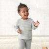 Gerber Toddler Boys' Striped Sweater with Pocket - Oatmeal Heather - 5T - image 4 of 4