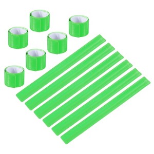 Unique Bargains High Visibility Reflective Slap Bands for Night Jogging Cycling Hiking 12 Pcs - 1 of 3