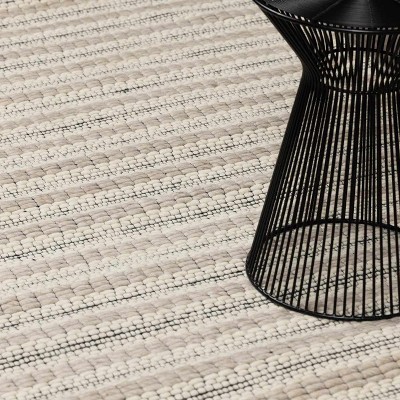 Hauteloom Laleh Cream & Black Area Rug