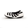 Komuello Baby Girl First Walk Sock Shoes Flat Style - Black White Stripe - 2 of 4