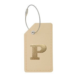 Unique Bargains Luggage Tag Khaki 1 Pc - 1 of 4