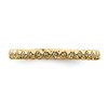 Black Bow Jewelry 2.25mm 14k Yellow Gold 1/20 Ctw Diamond Stackable Band - 4 of 4