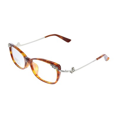 Swarovski  052 Womens Rectangle Eyeglasses Havana 54mm