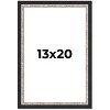 PosterPalooza | Simple Silver Picture Frame - UV Acrylic, Foam Board Backing, Hanging Hardware - 2 of 4