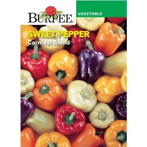 Burpee Pepper Sweet Carnival Blend Vegetable Seeds - 1 of 4