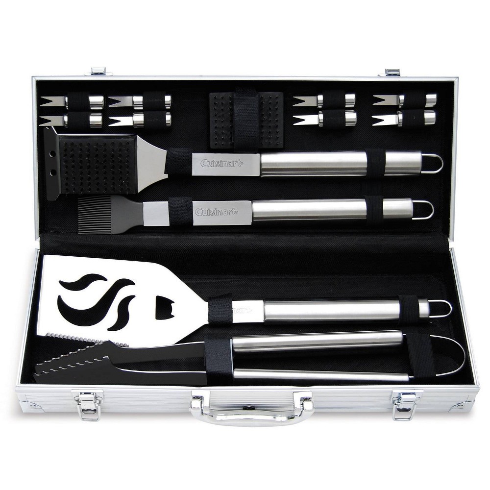 Photos - Utensil Set Cuisinart CGS-5014Z 14pc Deluxe Stainless Steel Grill Tool Set 