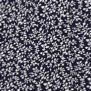 navy blue white leaves