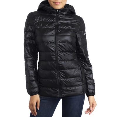 Alpine Swiss Eva Womens Down Alternative Puffer Jacket Hooded Light ...