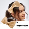 Unique Bargains Women's Fashion Satin Bow Knot Headband 0.31 Inch Wide 1 Pc - 2 of 4