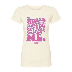 Women's - Barbie - You Inspire Me Fitted Graphic T-Shirt - 1 of 3