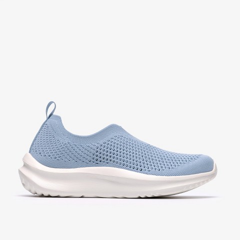 Обувь Clarks Cloudsteppers Womens Solevana Knit	Light Blue Shoes 8 Wide