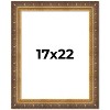 PosterPalooza | Museum Gold Picture Frame - UV Acrylic, Foam Board Backing, Hanging Hardware - 2 of 4