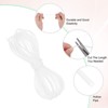 Unique Bargains Hollow Pipe Tubing Rubber Cord Silicone Elastic Durable Flexible Beading Cord 1 Pc - 2 of 4