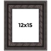 PosterPalooza | 3.5" Wide Ornate Black Picture Frame - UV Acrylic, Foam Board Backing, Hanging Hardware - 2 of 4