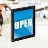 Azar Displays Black Window Sign Holder Frame with Suction Cups 5” x 7”, 2-Pack - 3 of 4