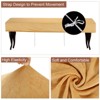 Unique Bargains Stretch Anti-Dust Protecting Dining Bench Slipcovers 40" - 55" - 3 of 4