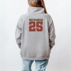 December Twenty Fifth Front And Back - Womens Quarter Zip Fleece - 2 of 3