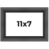 PosterPalooza | Photo Size Refined Black Picture Frame - UV Acrylic, Foam Board Backing, Hanging Hardware - 2 of 4